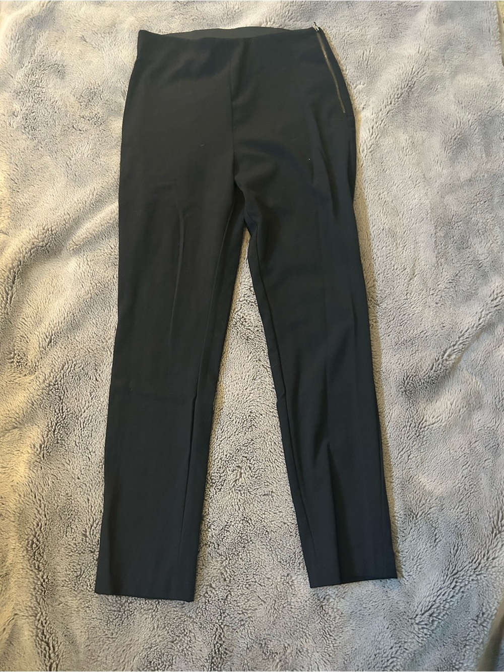 Nine West Black Women's Slim Dress Pants with Side Zip